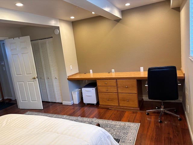 Larger Bedroom dedicated workspace