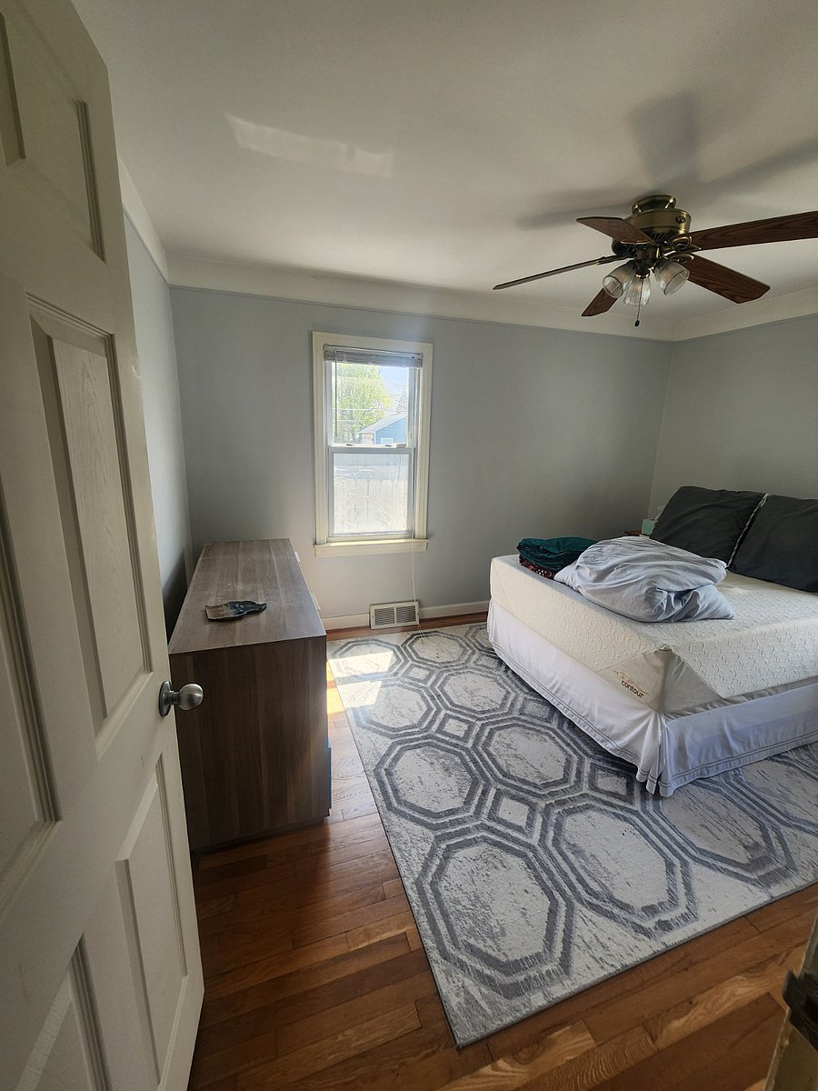 1 bedroom with closet + dresser storage