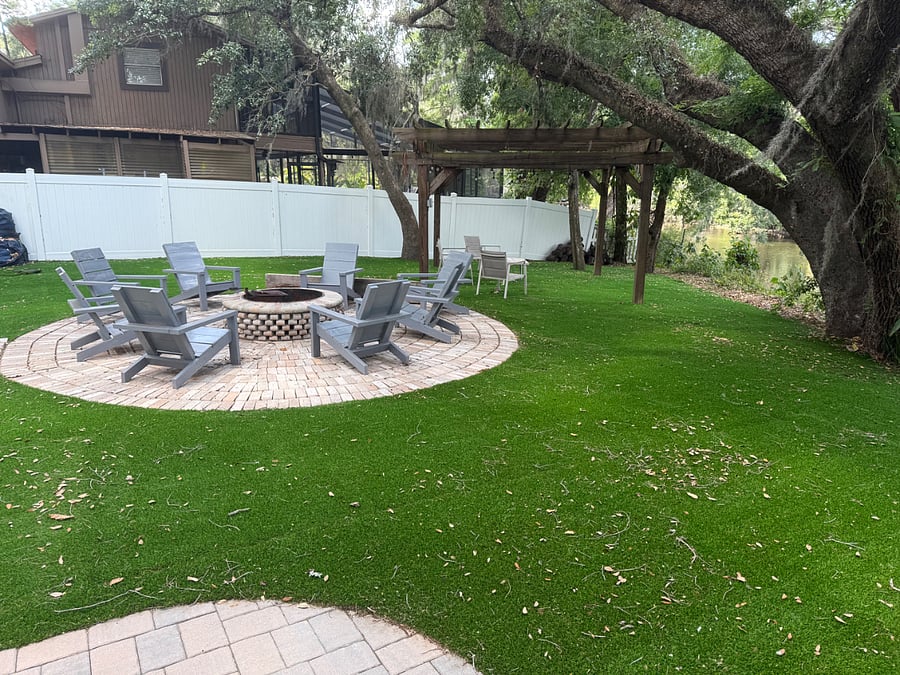 Shared backyard