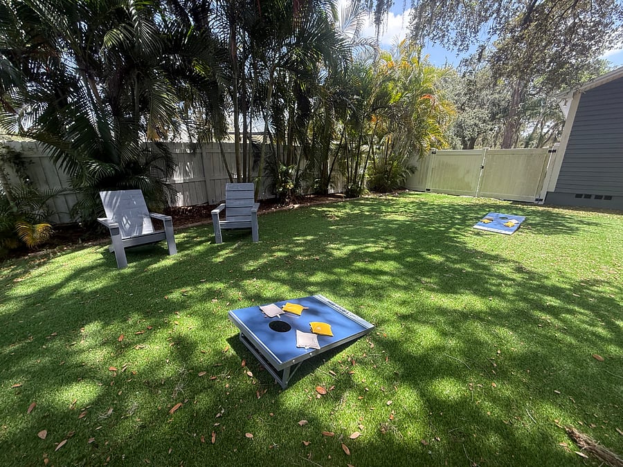 Shared backyard