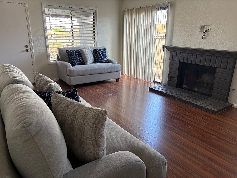 Living room (additional furniture arriving shortly)