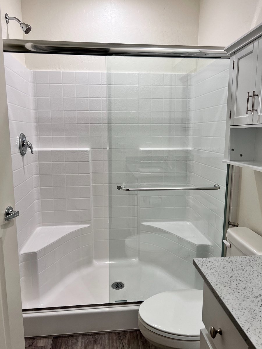 Mater Bedroom Shower Area with its own restroom.