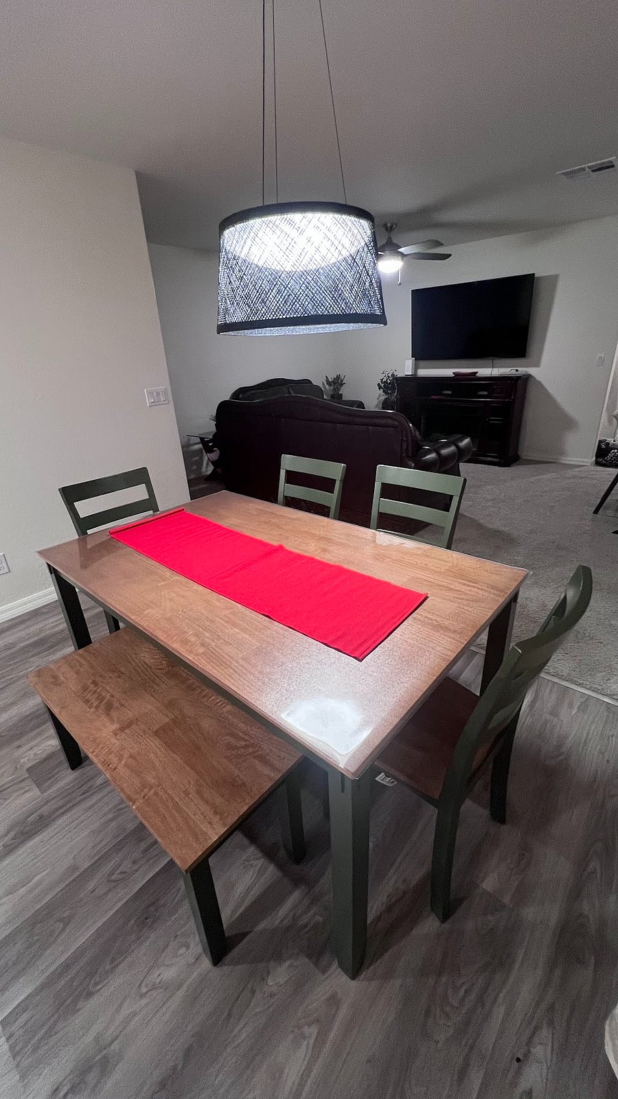 Dining table. This includes dining setup not included in the picture.