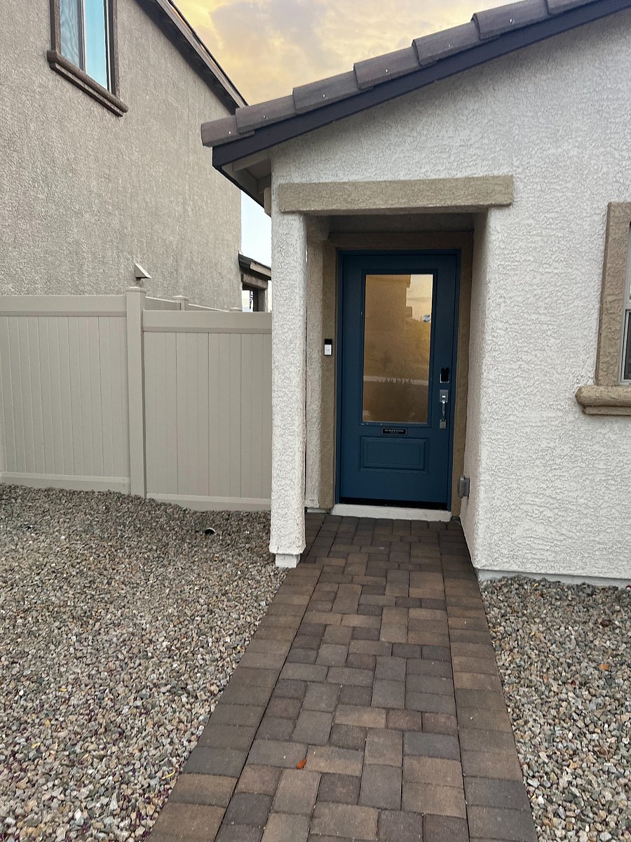 Front Door with Ring Camera and Wireless Entry Lock