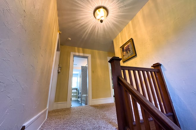 Staircase to third floor apartment