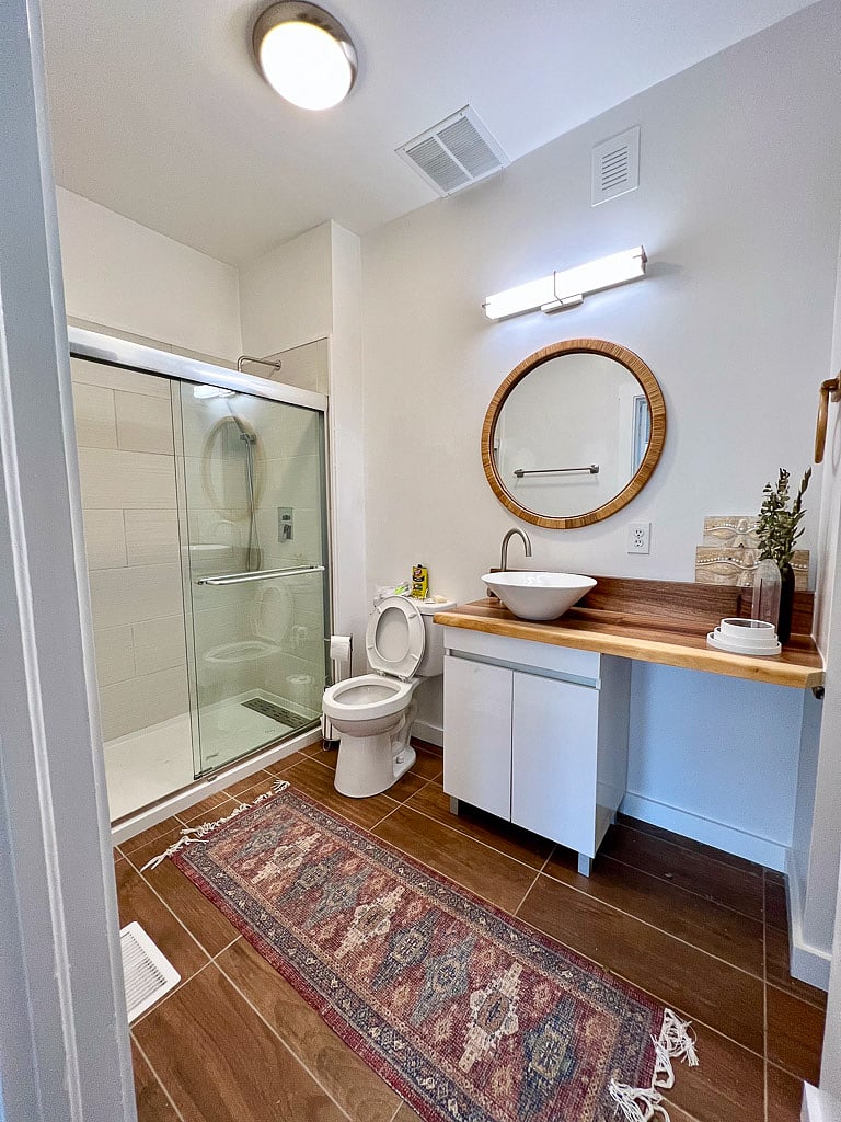 Private Front Bedroom Bathroom