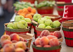 Ogden's Farmer's Market runs every Saturday all summer long on 25th Street for easy access to fresh produce, baked goods, and local artisan wares and entertainment.