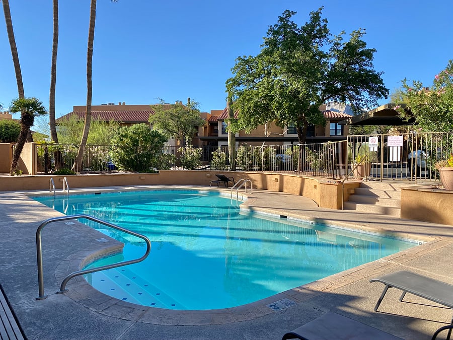 Use the heated pool to go for a refreshing swim or just stretch out and bask in the Arizona sunshine.