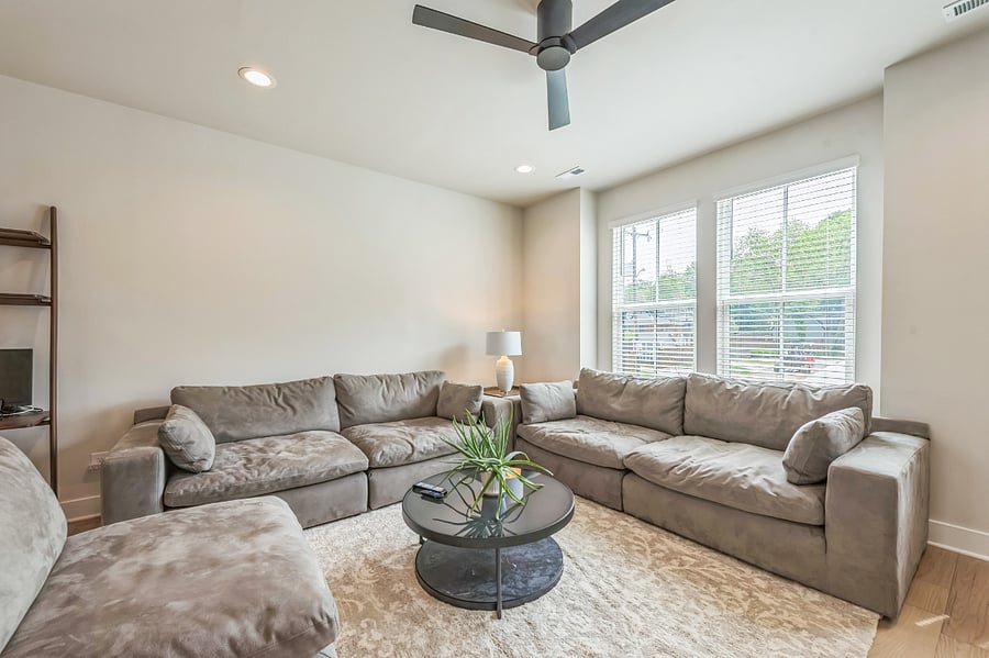 Living Area With Ample Natural Lighting
