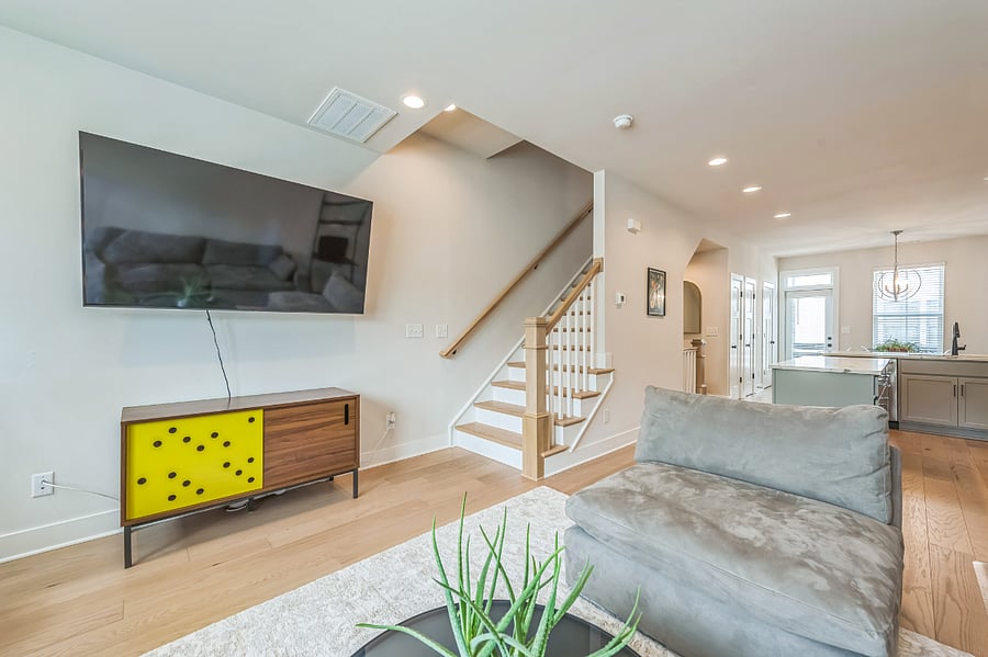 Living Area With SMART TV