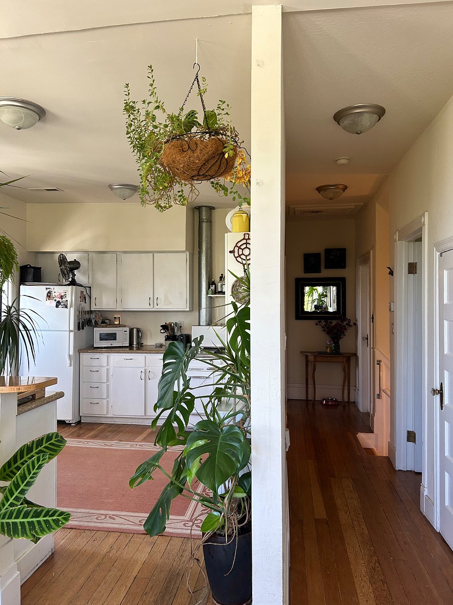 Kitchen and front hallway