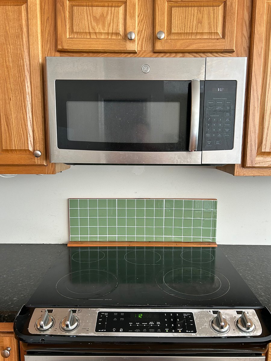 Stainless appliances in kitchen