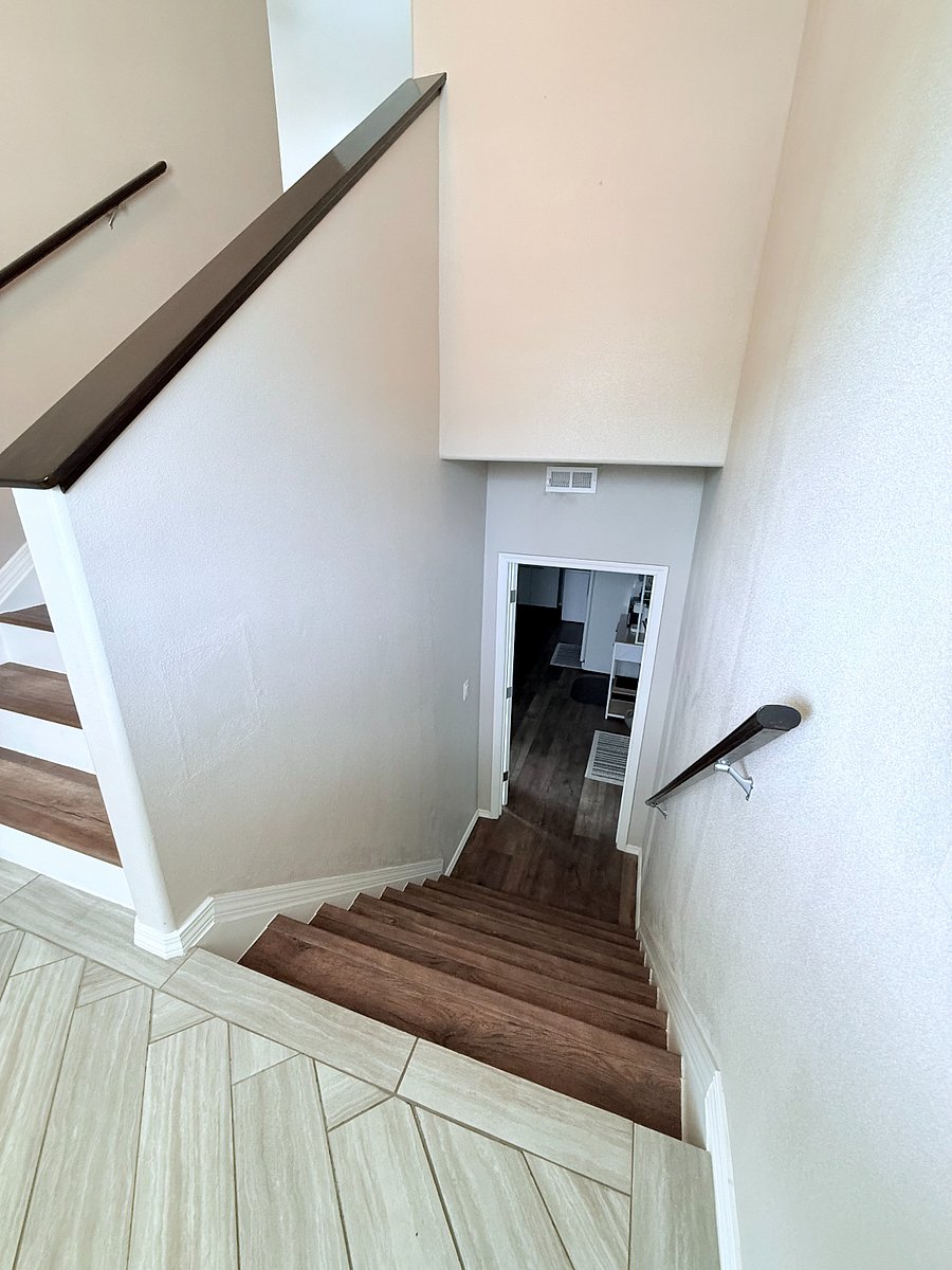 Entrance to the room is just off the front door.
