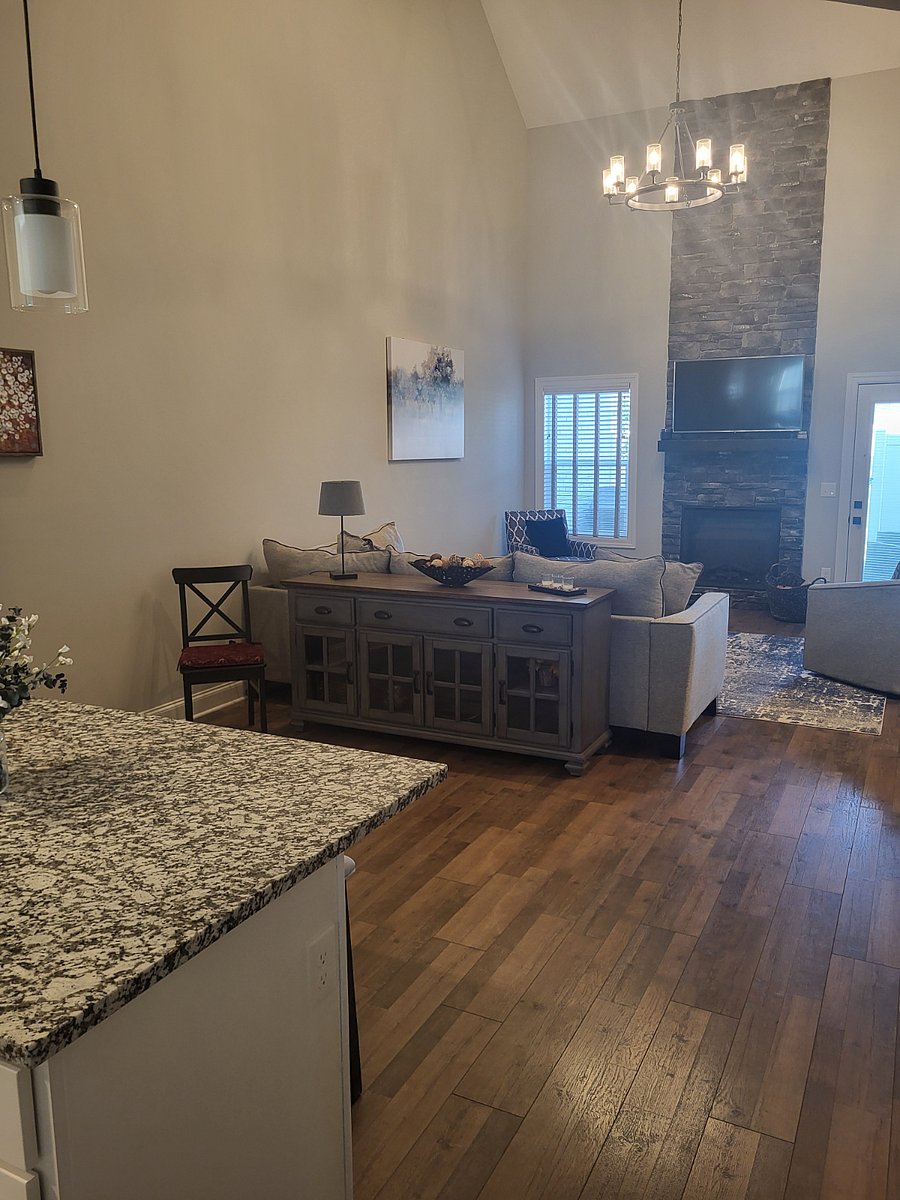 View from Kitchen to Great Room