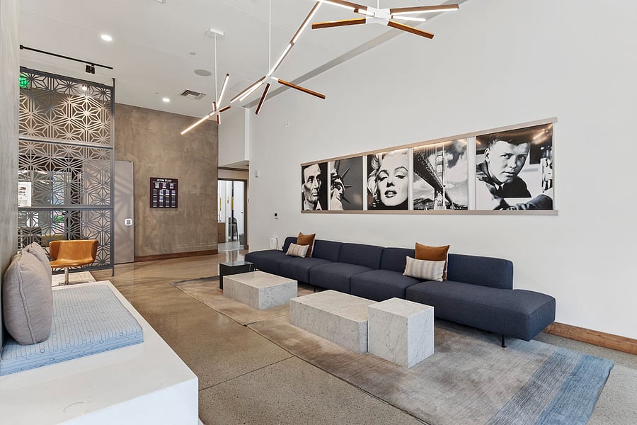 Front Lobby of the ICON Community.  This is a beautiful high end building. 