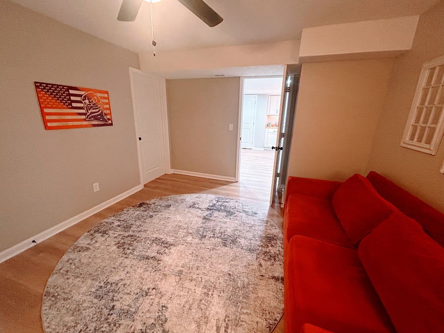 Bonus living room with pull out sleeper sofa. This is a pass-through room to bedroom #2.