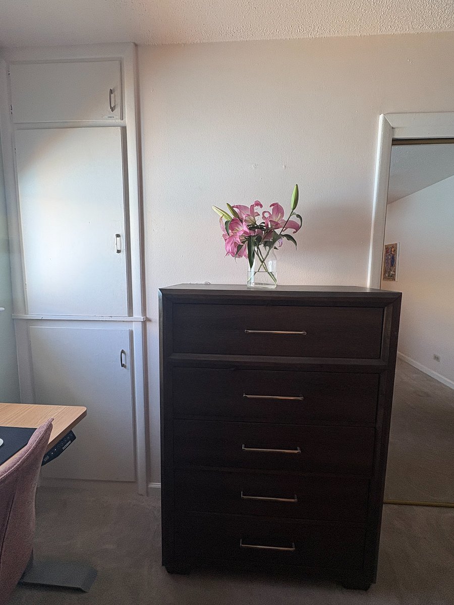large dresser in primary bedroom