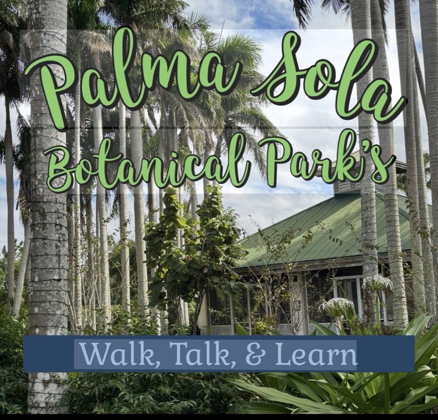 Palma Sola Botanical Park a nearby hidden gem featuring lush tropical plants, peaceful walking paths, and a relaxing natural setting perfect for a quiet stroll or enjoying Florida's greenery.