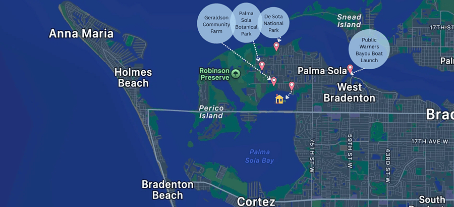 Map of area