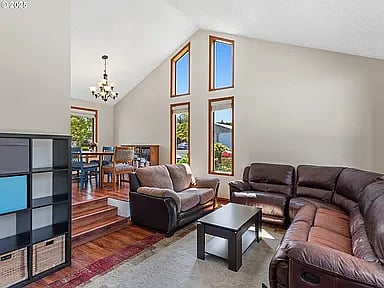 Sectional Couch, Dining Table with Chars, Cubby space all included.
