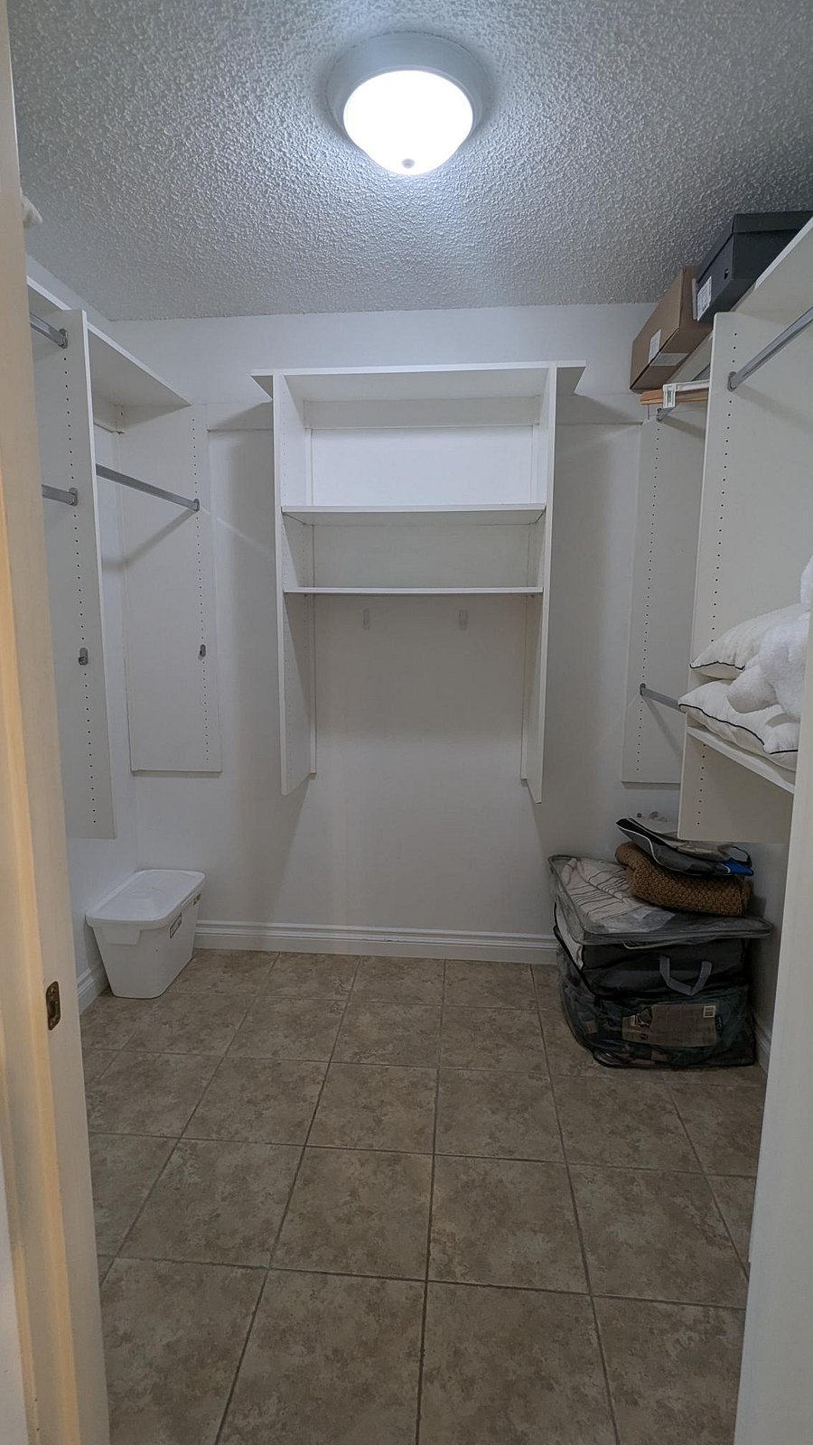 Bedroom 1 with walk in closet