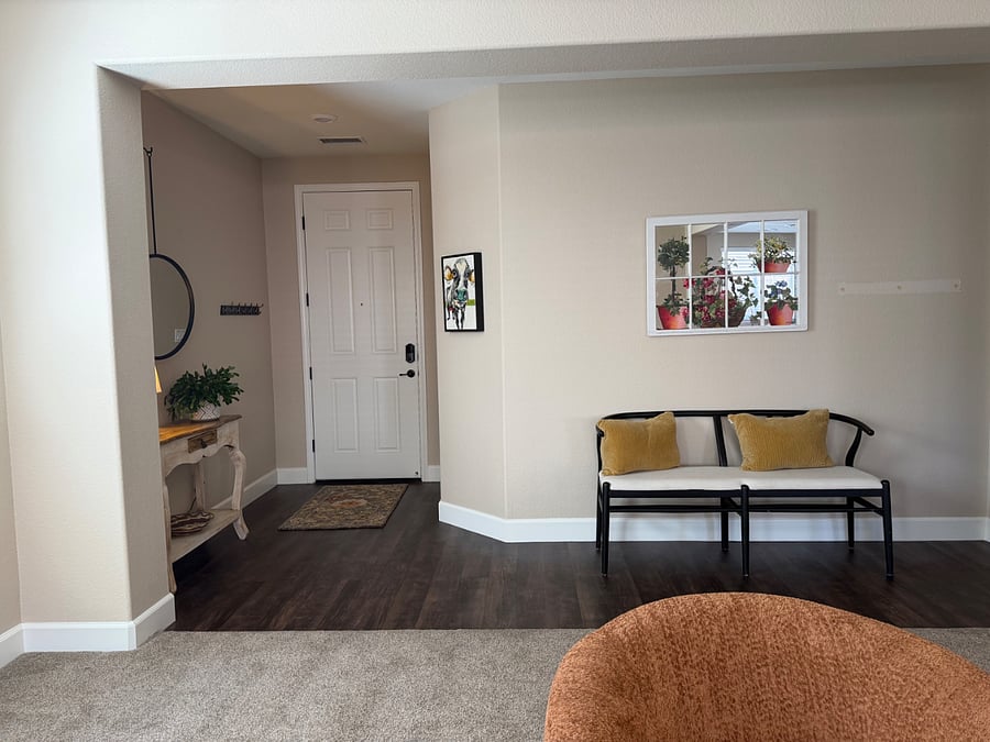Entry way into house