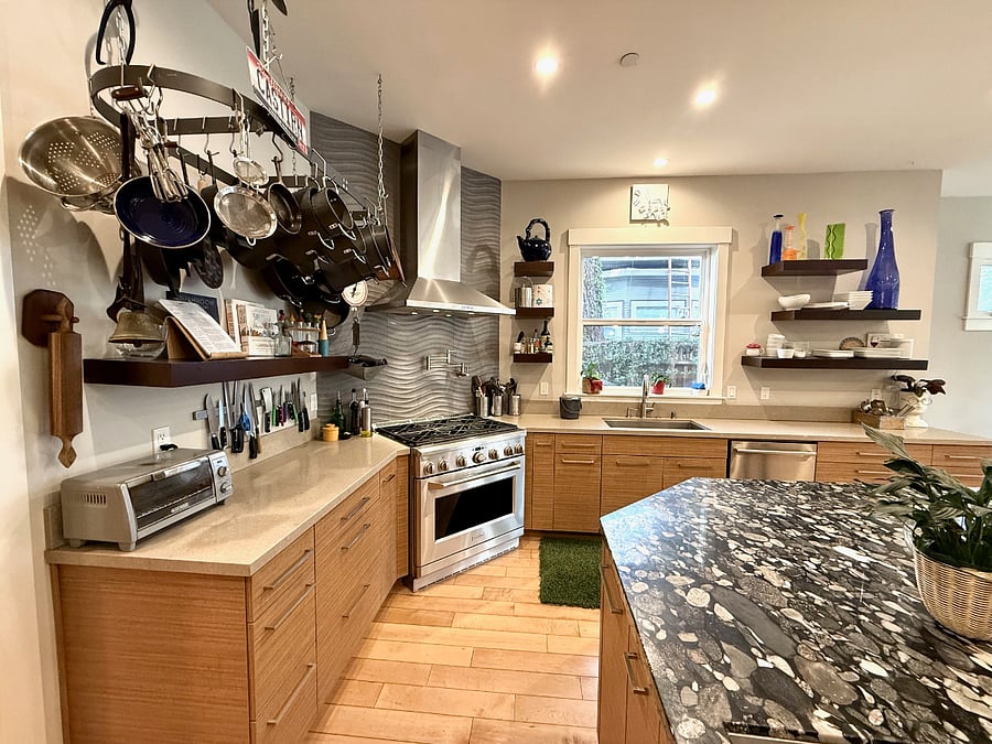 Chef's kitchen with room to spare