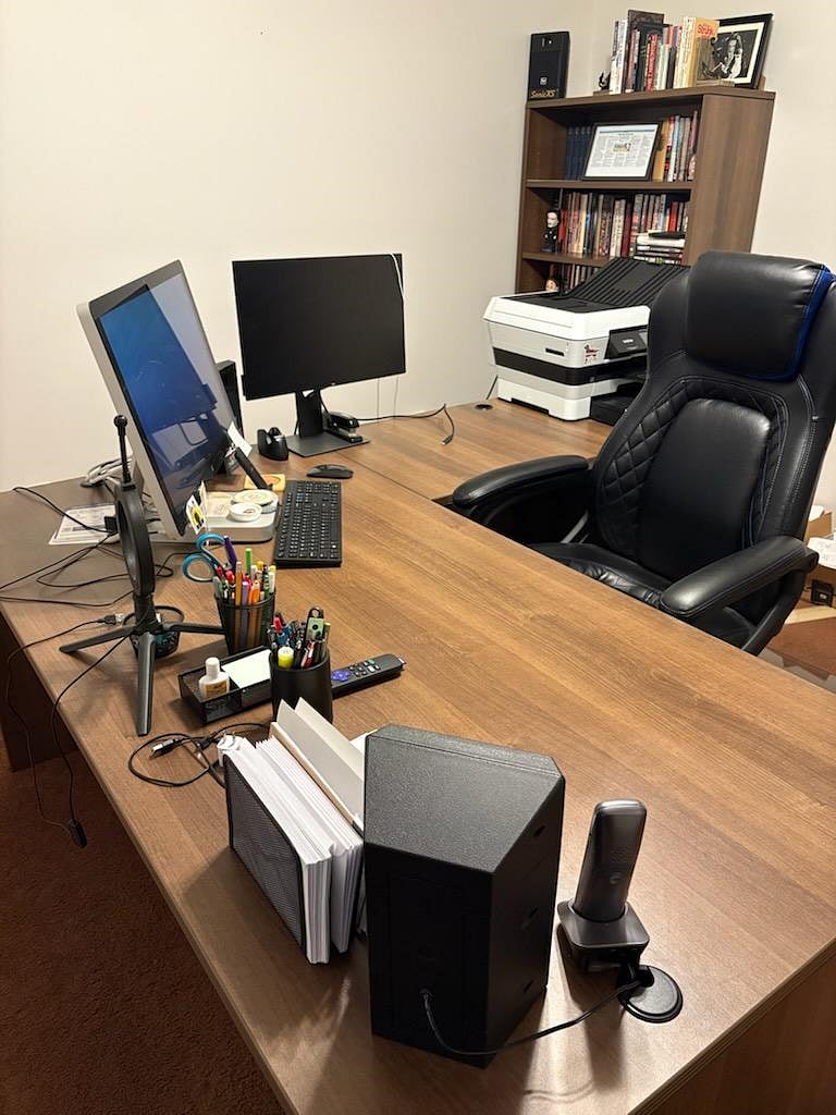 Office space with comfy chair