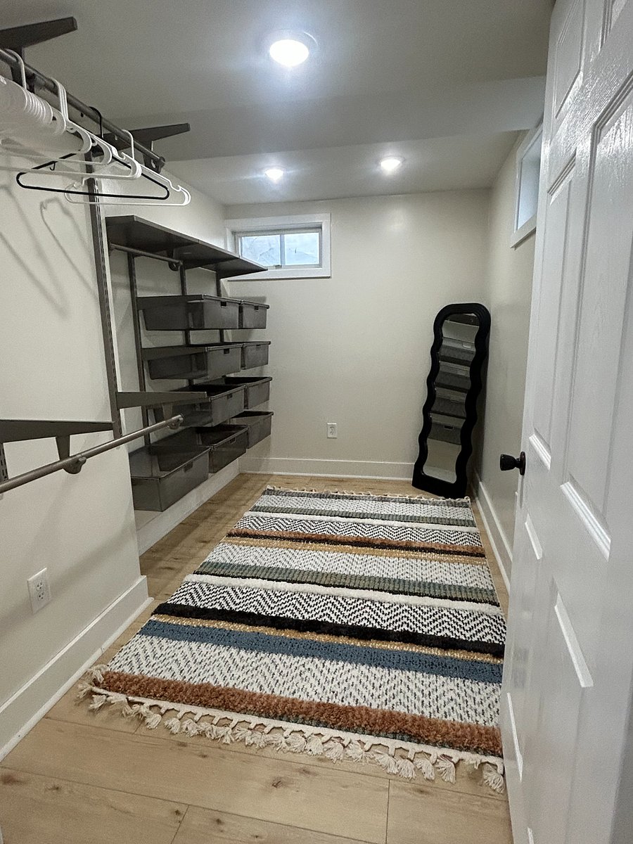 Downstairs 
Mountain Room HUGE walk-in closet with full mirror
