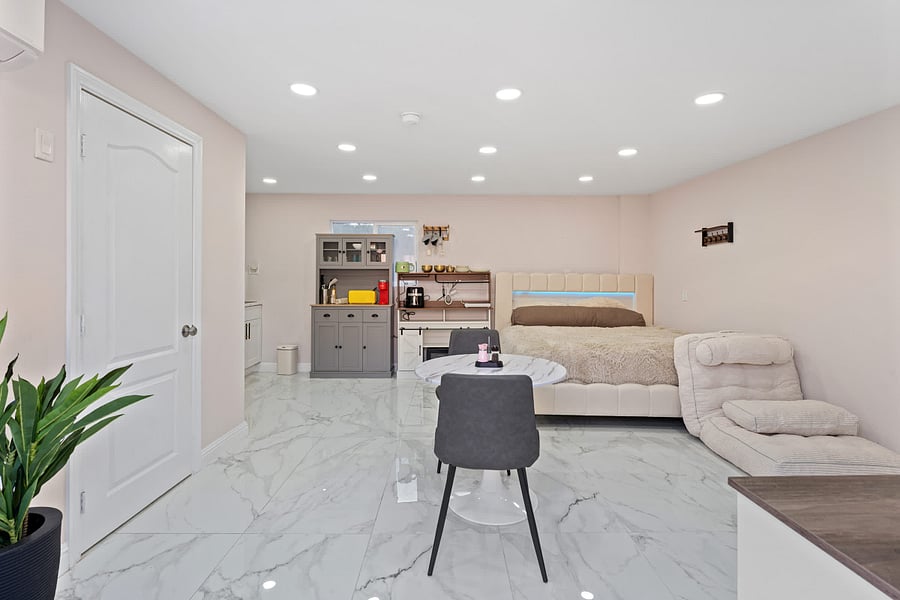 Open-concept layout with stylish finishes.