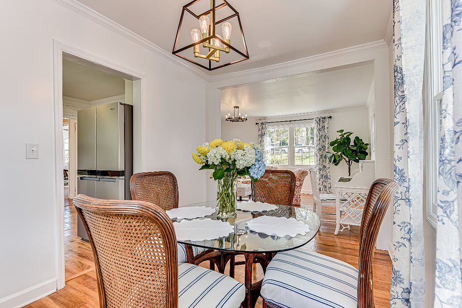 Dedicated dining space for meals