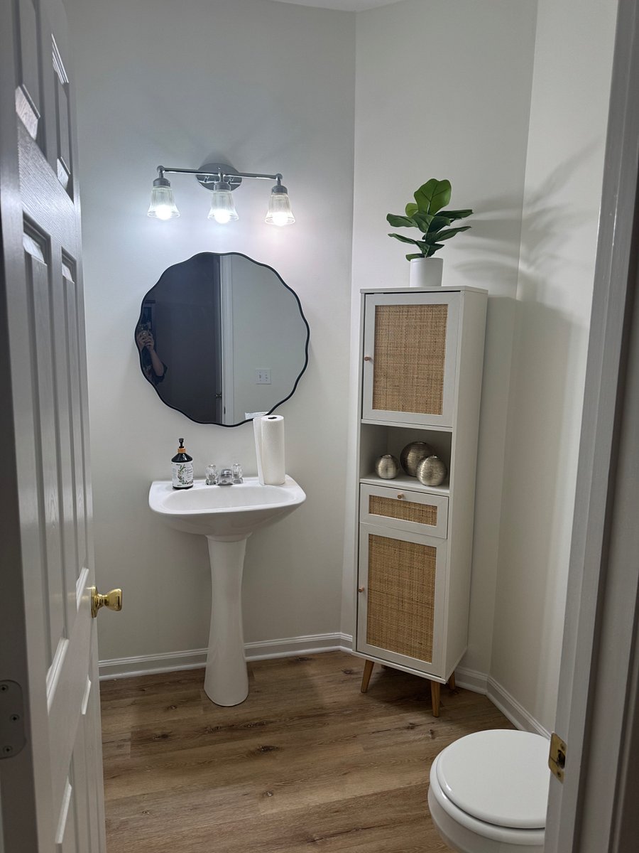 Powder room on main level