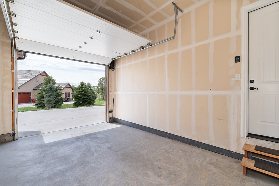 Attached garage with private entrance. 
