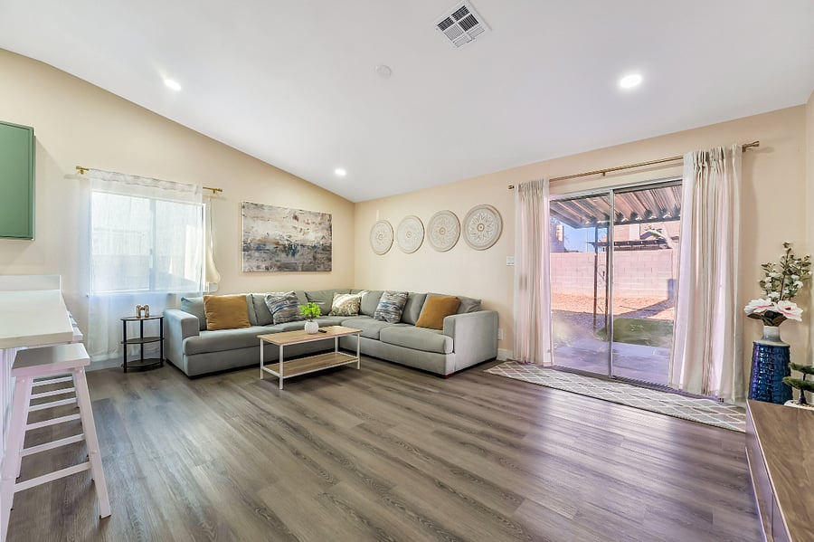 Living Room to Backyard