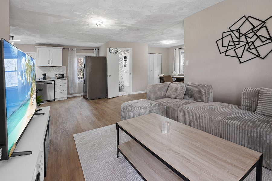 Open living space with modern, airy layout.