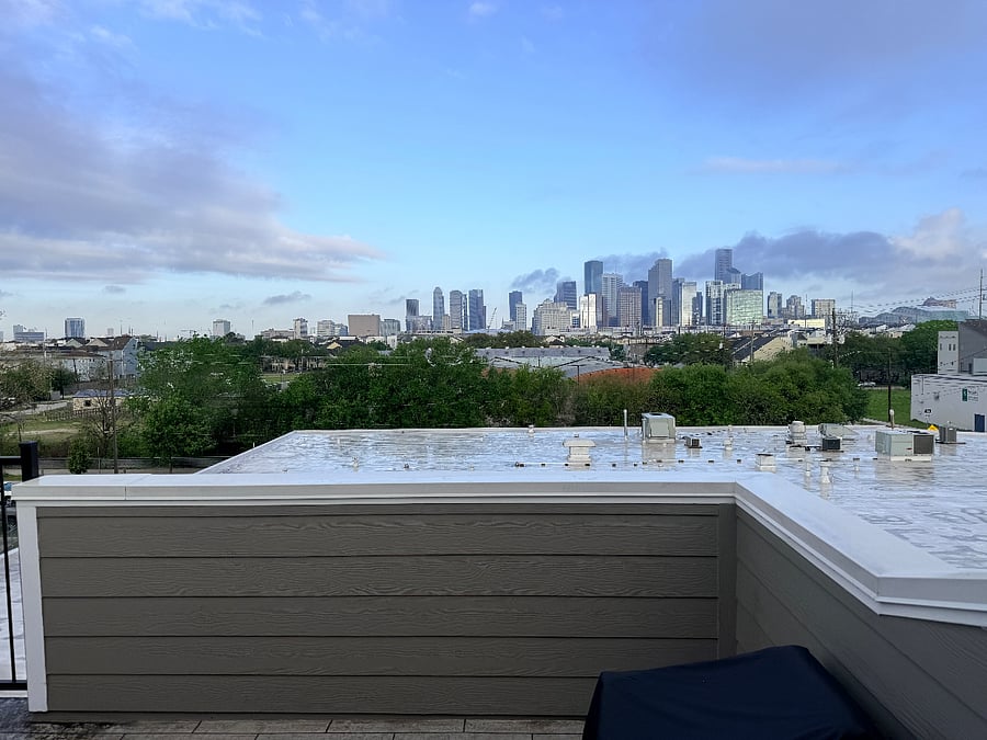 Roof top deck for relaxing
