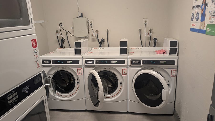 Laundry room (in garage)