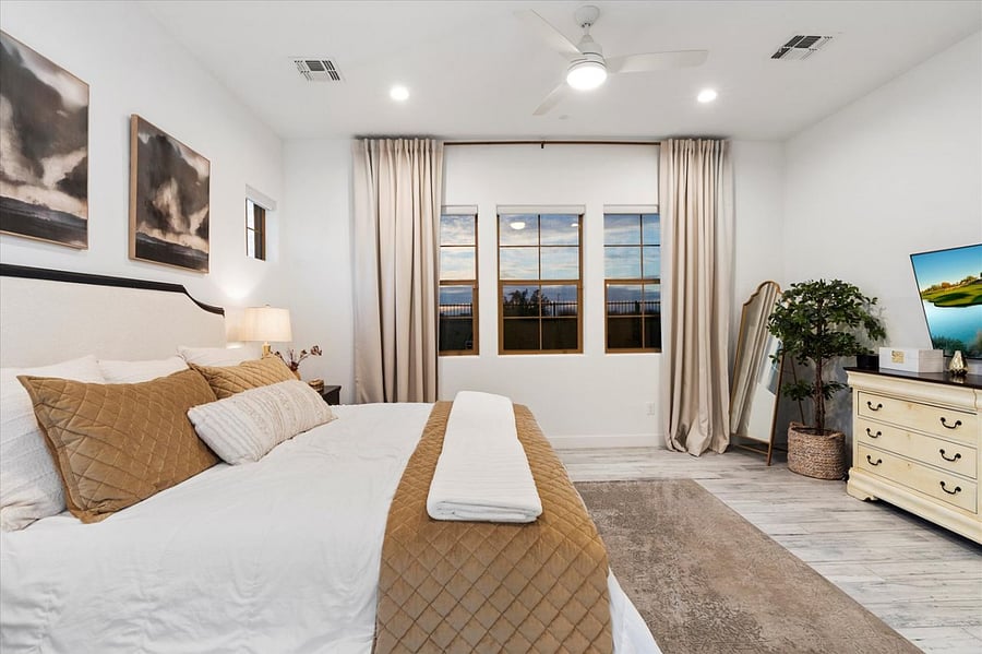 Electric Shades and blackout curtains