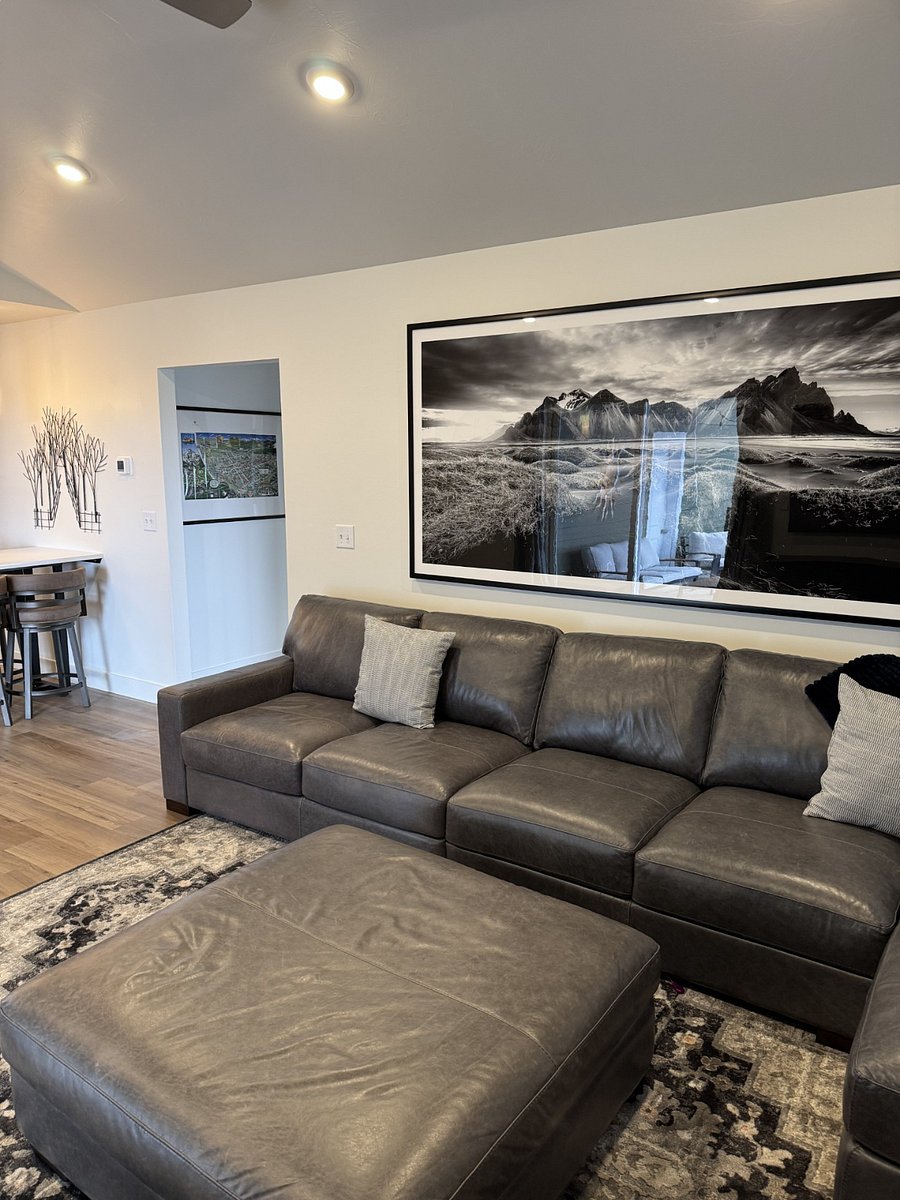Large Italian leather couch
