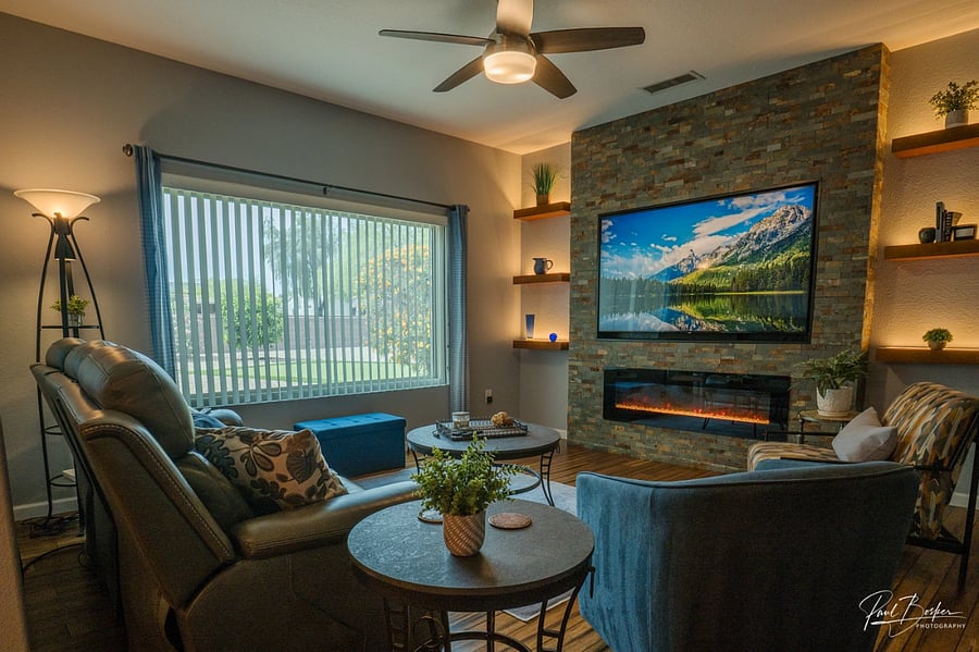 Living Room Media Wall