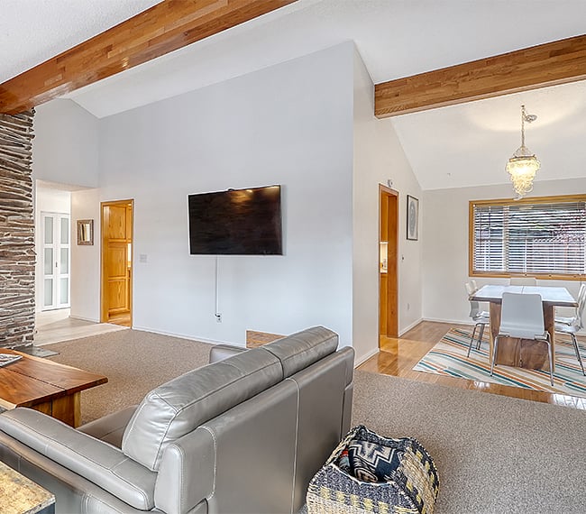 Living and dinning rooms