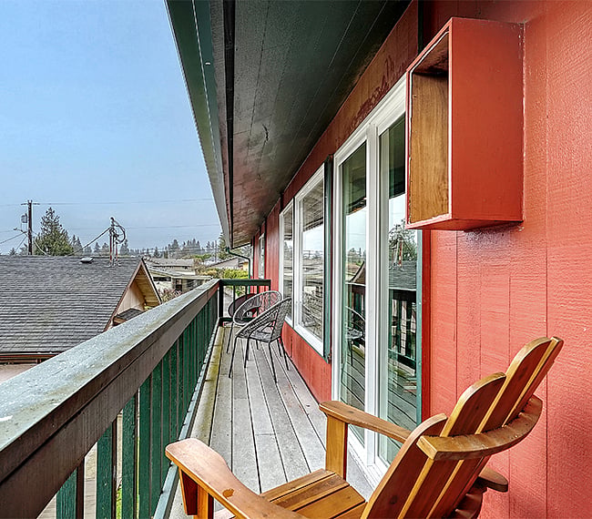 deck off the living room