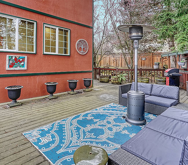 Shared Outdoor deck area