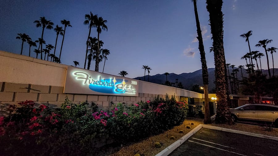 Firebird Estates, a mid-century modern complex built in 1964 and centrally located at Ramon Road and Sunrise Way