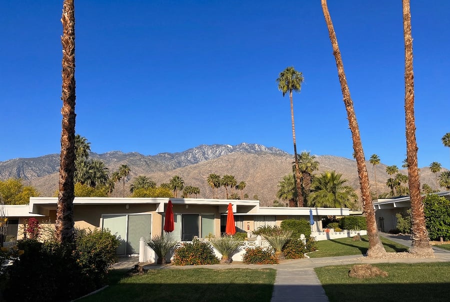 Mountain View from front door