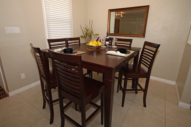 Large dining space, bistro style