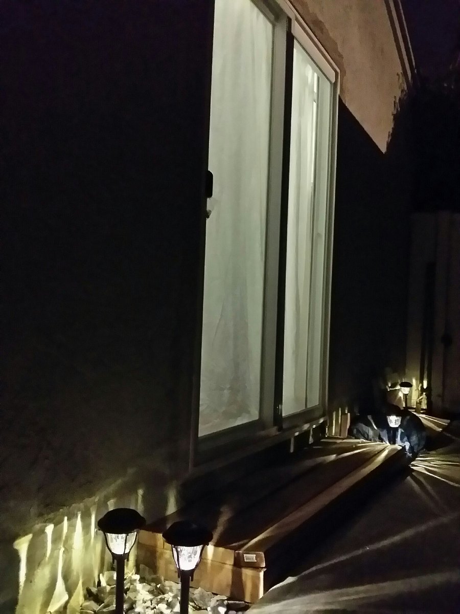 Private Glass Patio door entrance that serves as window for fresh air