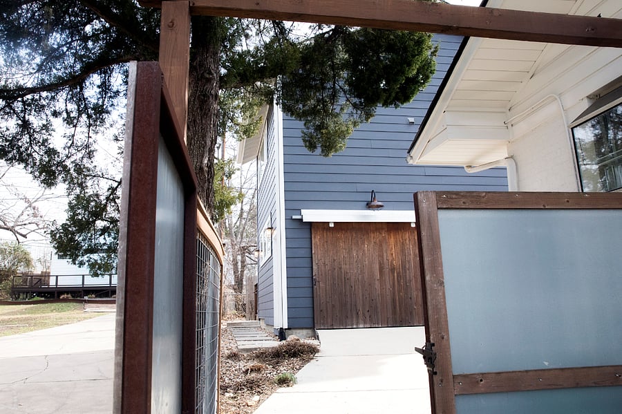 Fully enclosed back yard.