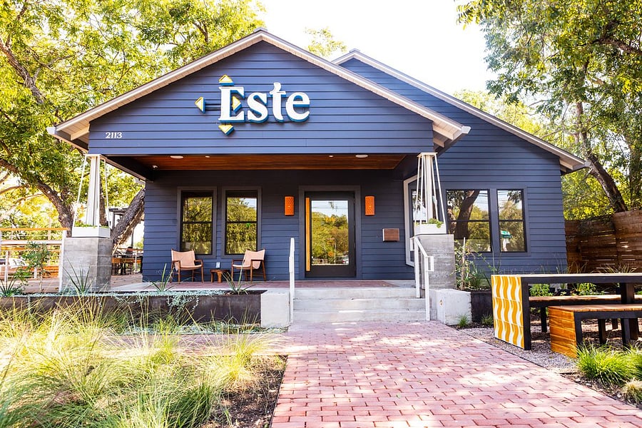 Este is one of Austin's hottest new restaurants and has a fabulous patio. It's just down the street on Manor Rd.