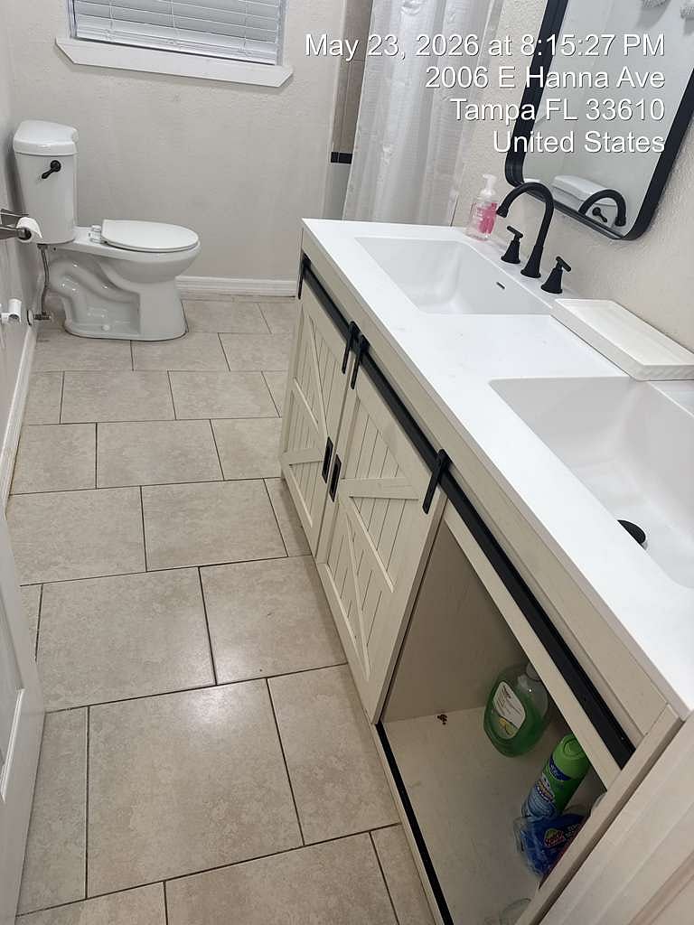 Updated vanity and fixtures